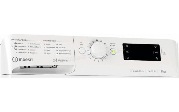 INDESIT MTWE71484WFR - Panneau de commandes