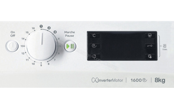 INDESIT MTWE81683WKFR - Vue des programmes
