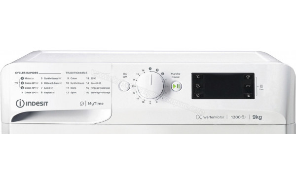 INDESIT MTWE91283WFR - Panneau de commandes