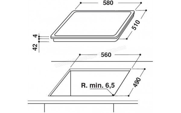 INDESIT RI 260 C - Appareil encastr&eacute;