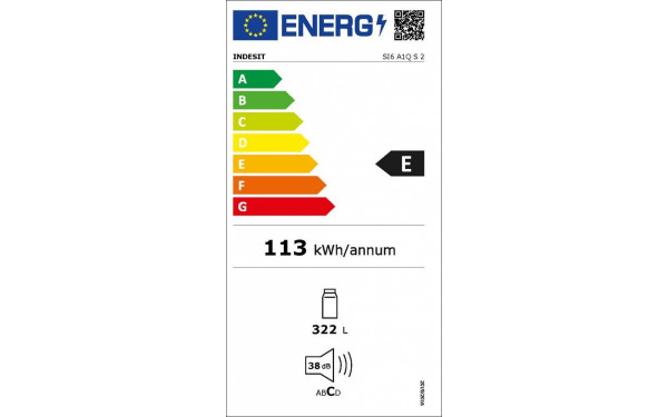 INDESIT SI6 A1Q S 2 - &Eacute;tiquette &eacute;nergie v2