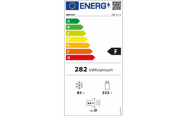 INDESIT TAA 5 S 1 - &Eacute;tiquette &eacute;nergie v2