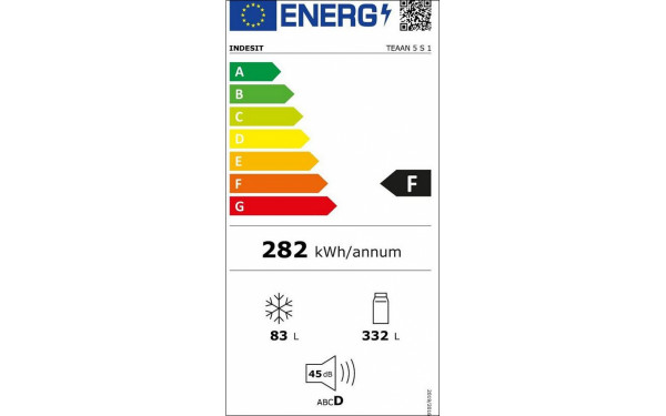 INDESIT TEAAN 5 S 1 - &Eacute;tiquette &eacute;nergie v2