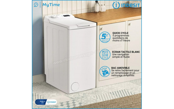 INDESIT TI5512MYTIMEFR - Mise en situation