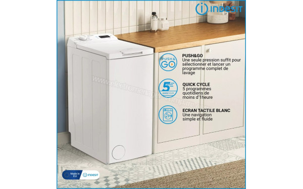 INDESIT TIP621PUSH&GOFR - Mise en situation