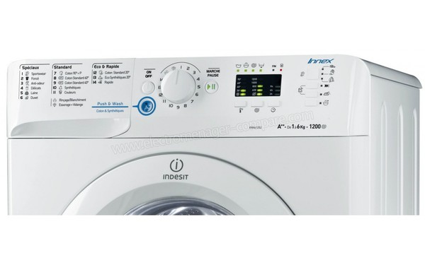 INDESIT XWA 61252 W FR - Panneau de commandes