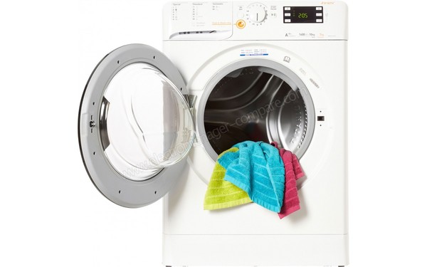 INDESIT XWDE 1071481X WKKK EU - Vue de face hublot ouvert (cr&eacute;dit : Boulanger)