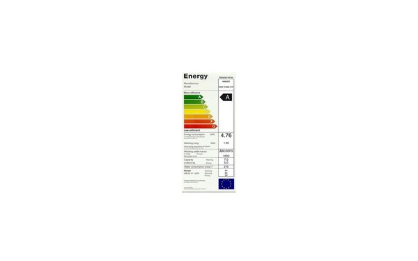 INDESIT XWDE 751680X K FR - &Eacute;tiquette &eacute;nergie