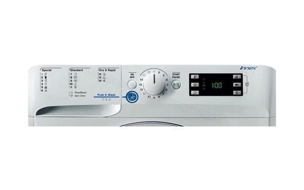 INDESIT XWE 81483X WSSS EU - Panneau de commandes
