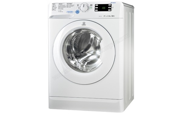 INDESIT XWE 91282X W FR - Vue 3/4 droite