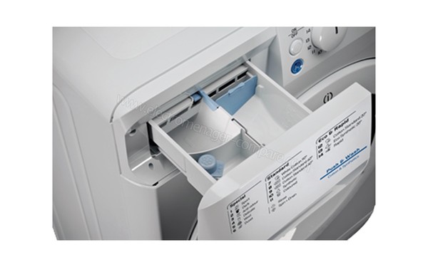 INDESIT XWE 91282X W FR - Bacs &agrave; produits
