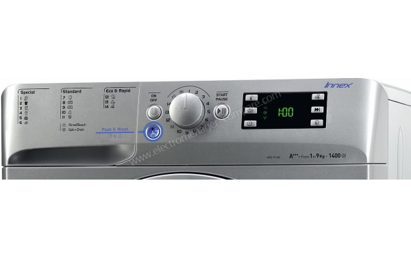 INDESIT XWE 91483X S EU - Panneau de commandes