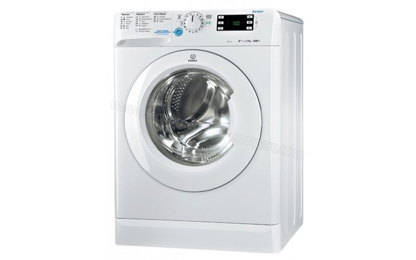 INDESIT XWE 91483X W FR - Vue 3/4 droite