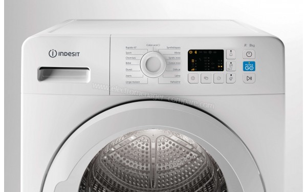 INDESIT YTM1081FR - Panneau de commandes (cr&eacute;dit : Boulanger)