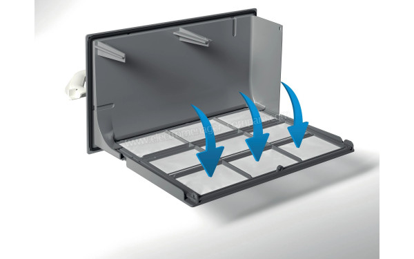 INDESIT YTM1193XFR - Vue du filtre