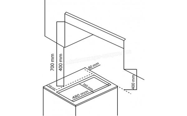 INFINITON GAS-IX02 - Dimensions