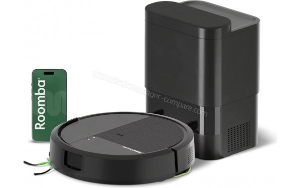 IROBOT Roomba 115 Combo Base AutoEmpty Noir - Vue d'ensemble