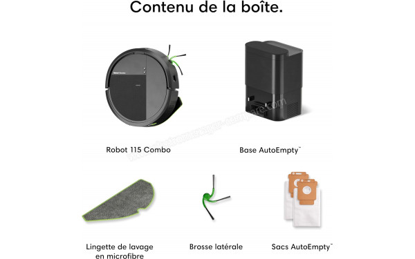IROBOT Roomba 115 Combo Base AutoEmpty Noir - Accessoires