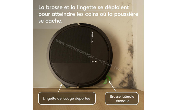 IROBOT Roomba 115 Combo Base AutoEmpty Noir - Mise en situation