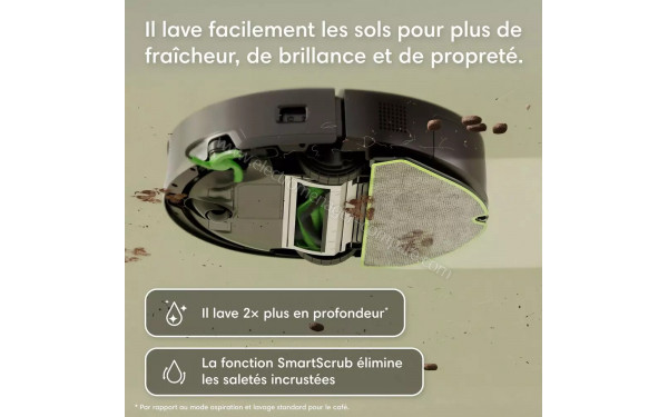 IROBOT Roomba 115 Combo Base AutoEmpty Blanc - Vue du dessous