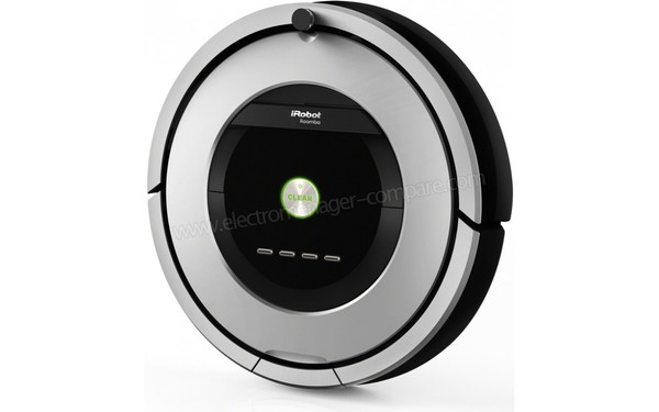 IROBOT Roomba 886 - Vue 3/4 droite (cr&eacute;dit : Darty)
