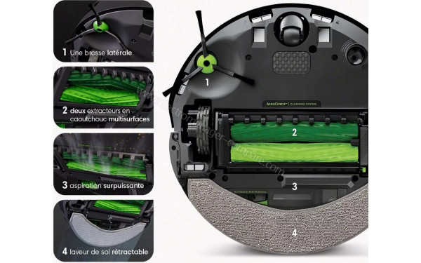 IROBOT Roomba Combo J7+ c755840 - Vue du dessous