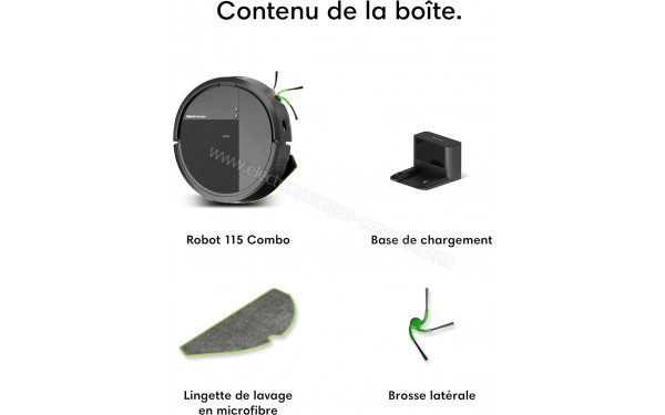 IROBOT Roomba 115 Combo Noir - Accessoires