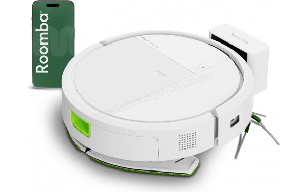 IROBOT Roomba 115 Combo Blanc - Vue d'ensemble