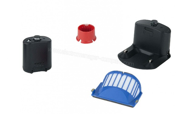 IROBOT Roomba 631 - Vue d'ensemble accessoires (cr&eacute;dit : Darty)