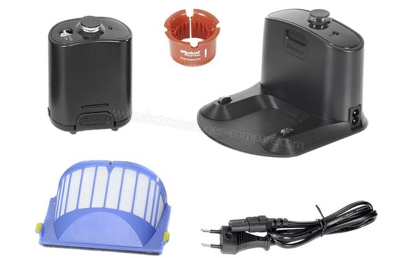 IROBOT Roomba 651 - Vue des accessoires (cr&eacute;dit : Darty)