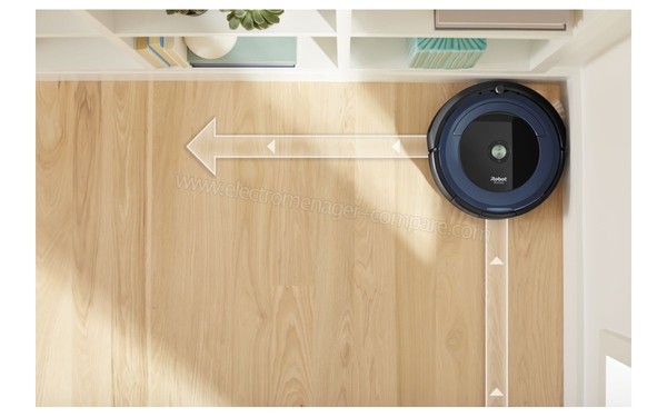 IROBOT Roomba 695 - Nettoie dans les coins (cr&eacute;dit : Boulanger)