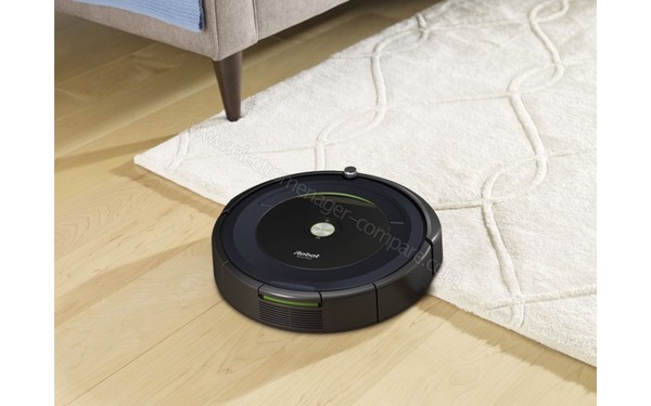 IROBOT Roomba 695 - D&eacute;tection de changement de niveau (cr&eacute;dit : Boulanger)