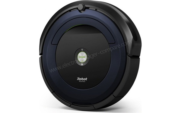 IROBOT Roomba 695 - Vue 3/4 droite (cr&eacute;dit : Boulanger)