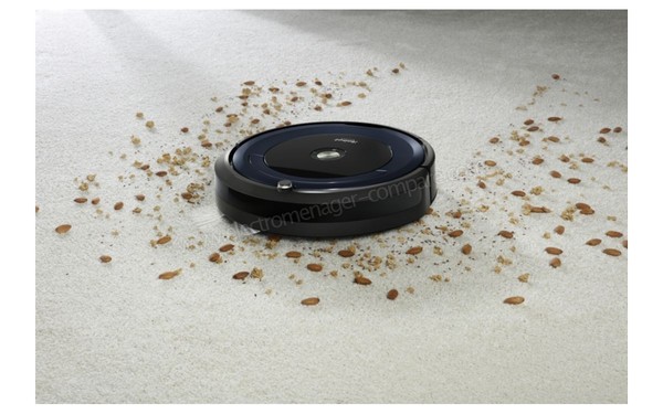 IROBOT Roomba 695 - Insiste sur la salet&eacute; (cr&eacute;dit : Boulanger)