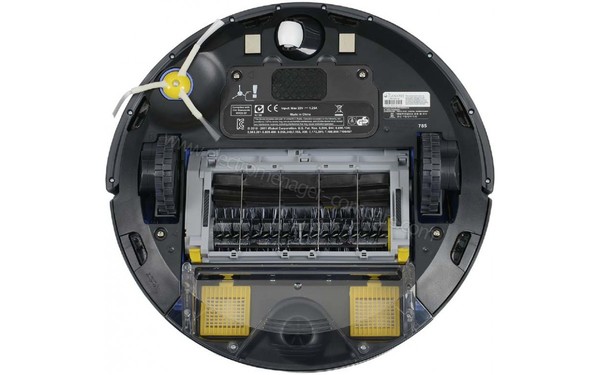 IROBOT Roomba 785 - Vue du dessous (cr&eacute;dit : Darty)