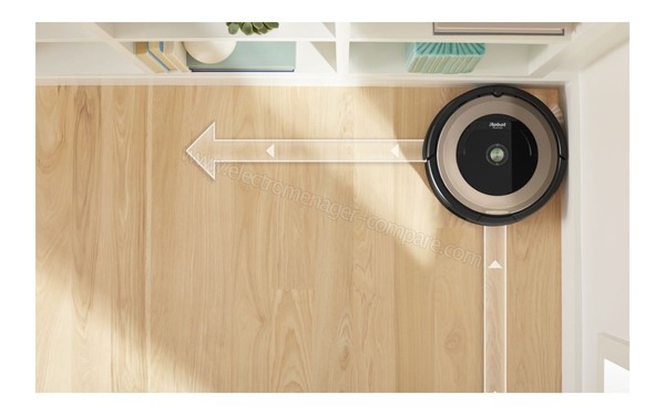 IROBOT Roomba 891 - D&eacute;tection des coins (cr&eacute;dit : Boulanger)