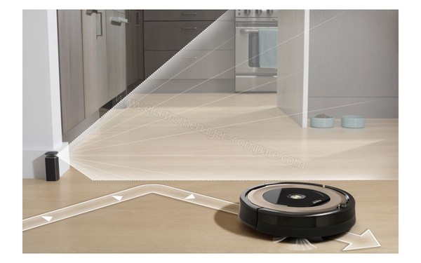 IROBOT Roomba 891 - Barri&egrave;re virtuelle (cr&eacute;dit : Boulanger)