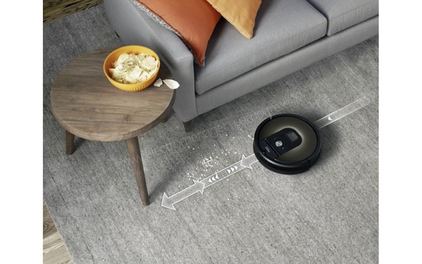 IROBOT Roomba 980 - Insiste sur la salet&eacute; persistante (cr&eacute;dit : Boulanger)