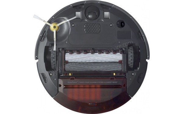 IROBOT Roomba 980 - Vue du dessous (cr&eacute;dit : Boulanger)