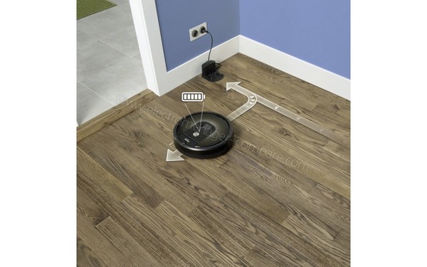 IROBOT Roomba 980 - Rechargement et reprise du travail (cr&eacute;dit : Boulanger)