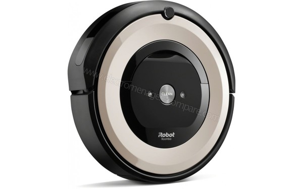 IROBOT Roomba e5152 - Vue 3/4 gauche  (cr&eacute;dit : Boulanger)