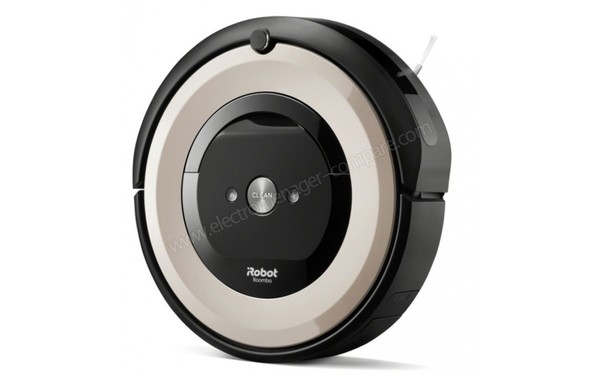 IROBOT Roomba e5152 - Vue 3/4 droite  (cr&eacute;dit : Boulanger)