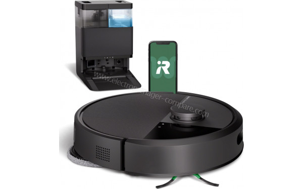 IROBOT Roomba Plus 405 Combo AutoWash Dock Noir - Vue d'ensemble