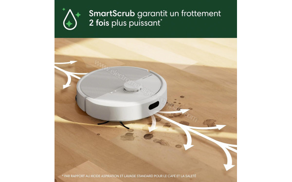 IROBOT Roomba Plus 405 Combo AutoWash Dock Blanc - SmartScrub
