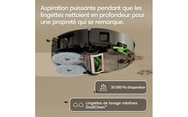 IROBOT Roomba Plus 415 Combo AutoWash Dock Noir - Mise en situation