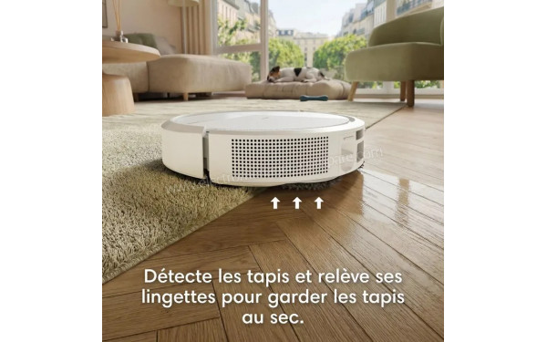 IROBOT Roomba Plus 415 Combo AutoWash Dock Blanc - Mise en situation