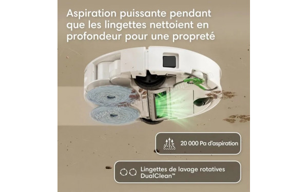 IROBOT Roomba Plus 415 Combo AutoWash Dock Blanc - Mise en situation