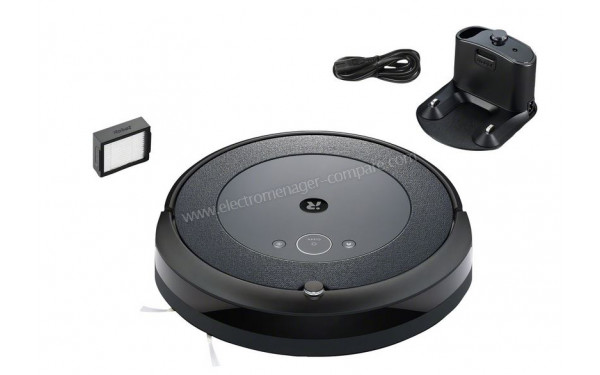 IROBOT Roomba i5 i515440 - Vue de face avec accessoires