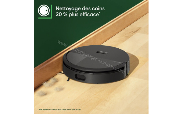 IROBOT Roomba 205 DustCompactor Combo Noir - Nettoyage des coins plus efficace