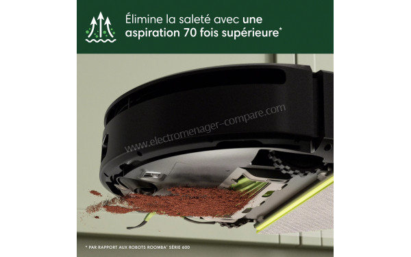 IROBOT Roomba 205 DustCompactor Combo Noir - Aspiration puissante